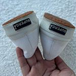 Superga  White Laced Shoes Size 7 Photo 7
