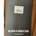 APPARIS Women's Faux Fur Vegan Belted Coat in Camel Size Large NWT MSRP $340 Brown Photo 7