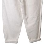 ZARA Paperbag Baggy Jeans White Ivory 4365/860/251 Size Large Photo 6