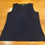 Lands' End Lands’ End women’s vneck navy blue tank top size medium (10-12). Photo 0