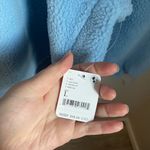 We The Free  Elk Mountain Blue Cowl Neck Fleece Pullover Sweater Large Granola Photo 3