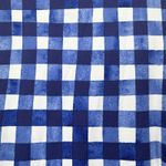 Talbots  Blue Gingham Effortless Jersey Kelley Dress Stretch Tie Wrap Size MEDIUM Photo 4