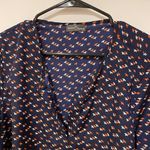 Market & Spruce  bird vneck shirt Photo 2