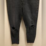 AGOLDE  Black Distressed Nico High Rise Slim Fit Jeans Size 27 Photo 4
