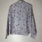 Topshop Long 2 Piece Collar Button Down Pajamas Set Hearts Size 4 Photo 5