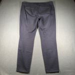 AERO Skinny Ankle Pants Womens 16 Long Navy Casual Chino Stretch Flat Front Blue Photo 12
