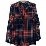 Andrée Andree Plaid Button Down Women’s Medium Photo 0