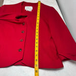 Vintage 1970’s Teri Jon Red Wool Tie Photo 4