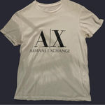Armani Exchange  white cotton t-shirt Photo 0