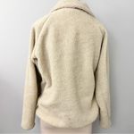 Brandy Melville  John Galt Sherpa fleece full zip jacket sweatshirt one size Photo 3
