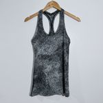 Lululemon Cool Racerback II Luon Spray Jacquard White Black Size 4 Photo 2
