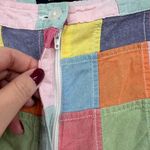 Brooks Brothers  Womens Straight Leg Pants Multicolor Geometric Pockets Patches 6 Photo 5