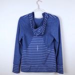 City Sports Two Tone Blue Athletic Zip Up Hoodie S Photo 5