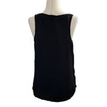 Nine West Suit Women Size 8 Satin Ruffle Black Tank Top Inner Suit #13-57 Photo 3