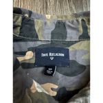 True Religion  Women’s Camo Studded Button Down Utility Shirt size Small Photo 4