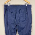 Eddie Bauer  Pants Womens XL Navy Pull‎ On Nylon Hiking Ruched Outdoor Drawstring Photo 6