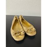 Juicy Couture  Ballet Flats Shoe Womens 8.5 Double Buckle Classy Preppy Old Money Photo 2