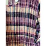 Torrid plaid top baby doll pinks and purples NEW size 4X Photo 5