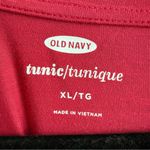 Old Navy Red Asymmetrical 3/4 Sleeve Tunic Photo 6