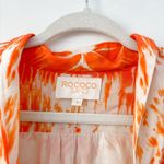 Rococo Sand Ilios Dress Tie Dye Long Sleeve Orange Photo 5