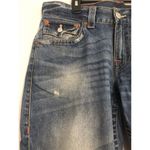 True Religion Jeans Womens Pockets Straight Leg Denim 32 Waist Measures 36" Y2K Photo 3