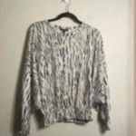 EXPRESS Animal Print Sweatshirt Jogger Athleisure Loungewear Set Photo 0