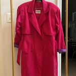 British Mist vintage trench coat size 7/8 Pink Photo 9