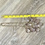 Gold tone large bead statement necklace Photo 3