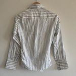 Madewell Asymmetric Button-Up Shirt in Hydrangea, Size 00 Photo 13
