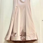 La Femme 24243 Beaded Lace-Up Back Top Satin Skirt Two Piece Dress Photo 3