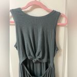 Aerie  Ribbed Soft Cut Out Tie Front Dress Size Small Photo 3