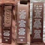 SKIMS Bodysuit Summer Mesh Mock Neck Sleeveless Sheer Latte Swirl Brown XS Photo 8