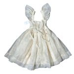 Anthropologie Mable tulle ruffle strapless elegant mini dress women Size small Photo 1