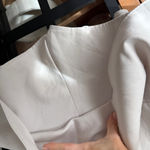 ZARA  bow skort tie front mini skirt shorts high rise ruffle greige neutral Photo 10