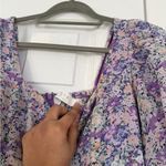 ASTR  The Label Lavender Floral Ruffle Midi Dress Photo 8