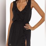 Becca Breezy Basic Ruffle Cover-Up Dress, Black, Large, $78 Photo 1