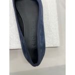 Aerosoles  Women Suede Pointed Toe Ballet Flats Comfort W/Bow Navy Blue Sz 10.5 Photo 7