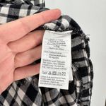 Madewell Black & White Gingham Button Front Flannel Photo 4