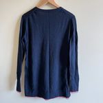 Banana Republic  EXTRA FINE MERINO SWEATER‎ CREWNECK NAVY BLUE WOMENS SIZE M Photo 2