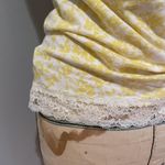 American Eagle Y2K  Outfitters Yellow and White Lace Cami Size Large Photo 2