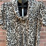 Jessica Howard Cheetah Leopard Animal Print Dress Short Sleeve Womens Size Large Photo 1