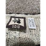 Solo women button front knit cardigan wool Photo 2