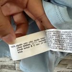 ZARA || Women’s Small Baby Blue Cotton Ruffle Sleeve Blouse Photo 4