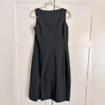 Lands' End  Black Square Neck Dress Size 6 NWT Photo 2