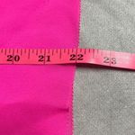 Parker  Small Hot Pink 100% Silk Tank Top Tie Straps Sheer Panels Scoop Neck NWOT Photo 11