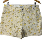 Judy Blue Los Angeles Floral Print Denim Shorts Mid Rise Women Size XL NWT Photo 0