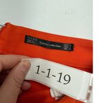 ZARA  Shorts Womens Small Orange Ruffle Hem High‎ Rise Preppy Photo 4