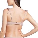 Shade & Shore Women's Shoulder Tie Shirred Underwire Bikini Top 34B / New with Tag Photo 1