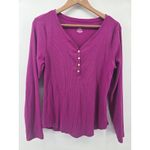 Sonoma Lot of 2 Womens Long Sleeve Henley Shirt Size Large Photo 5