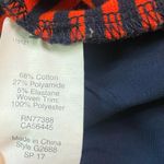 J. Crew Factory Red and Blue Striped Ruffle Hem Tank Top Size M Photo 6